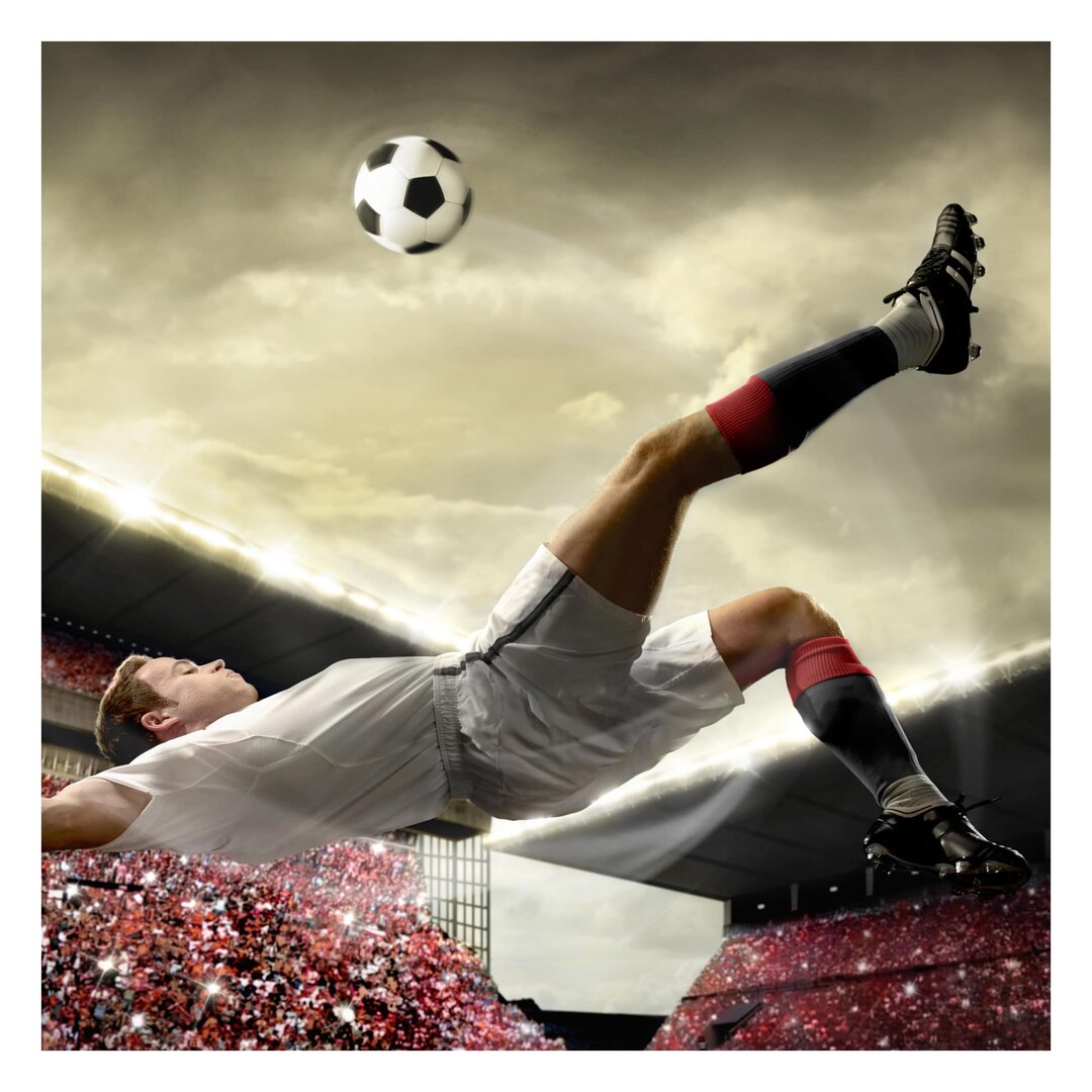 Strukturierte Fototapete Football Action 1,92 m x 192 cm