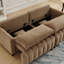 Canapé-lit futon en polyester de 83 po: canapé-lit confortable, 2 coussins carrés, canapé-lit convertible, dossier réglable-2054515728