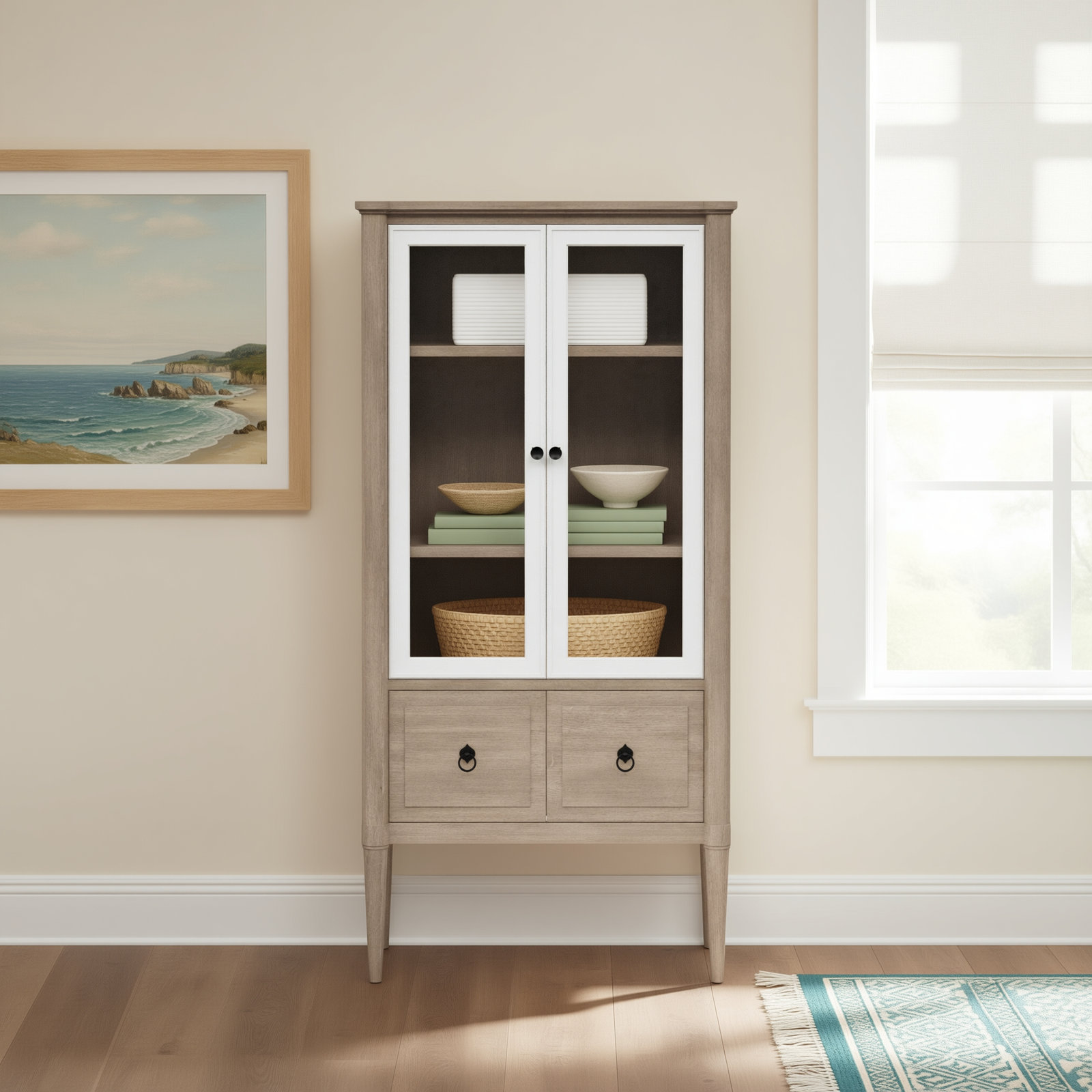 Dana Heights Display Bookcase