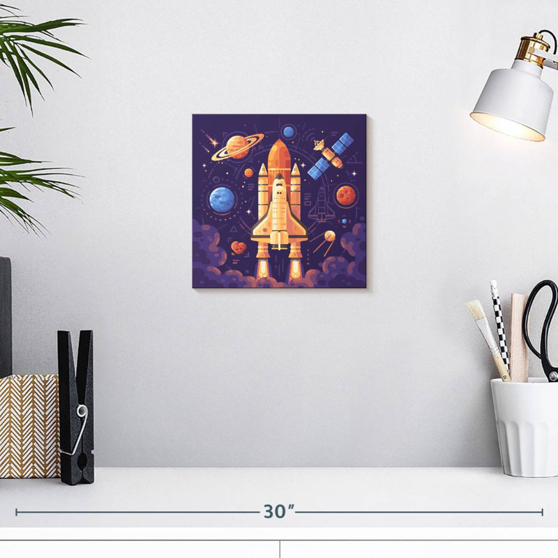 Ashelle Children's Outer Space, 10" H x 10" W