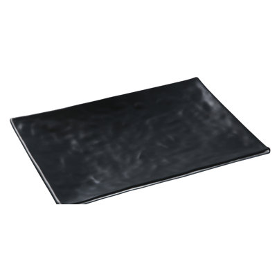Black Pearl New Rectangular Melamine Dinner Plate