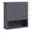 Gray Wall Mounted Bathroom , With Touch And Adjustable Storage Options Cabinet Shelves For Streamlined Organization