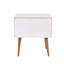 Élégante unité de rangement de salon - et table de chevet marine 2 pour couleur foncée