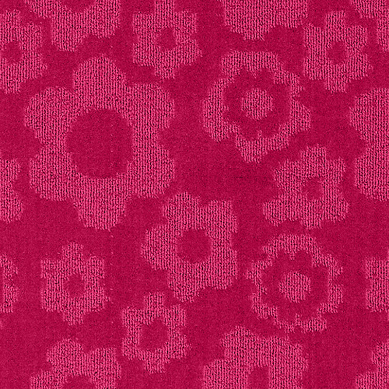 Tapis décoratif rose Touffeté à motif floral 5 pi x 7 pi, 5 pi x 7 pi