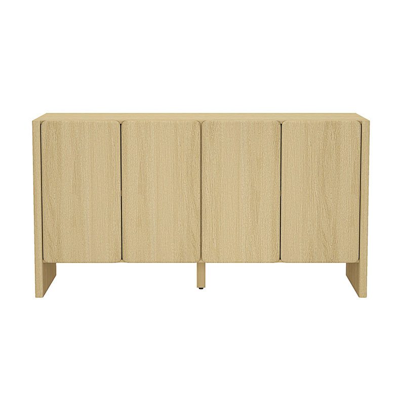 Linda 60" Sideboard In Natural Oak, Oak