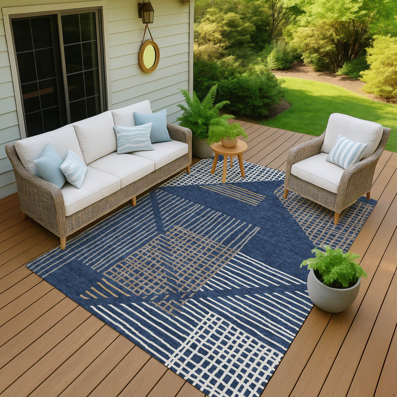 Tapis intérieur / extérieur lavable à la machine Jenning ACN2270, Rectangle 10 pi x 14 pi