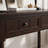 Mid century Modern Entryway Table Wood Console Table Traditional Design With 2 Drawers And Bottom Shelf-900309622