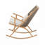 Chaise berçante d'extérieur