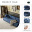 WOWMAX 3 Seater Modular Finger Sleeper Sofa-2071121340