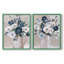 Touch of Teal Arrangement I-Premium, reproduction encadrée prête à accrocher - aucun clou requis - aucun clou requis-370319044-370319066