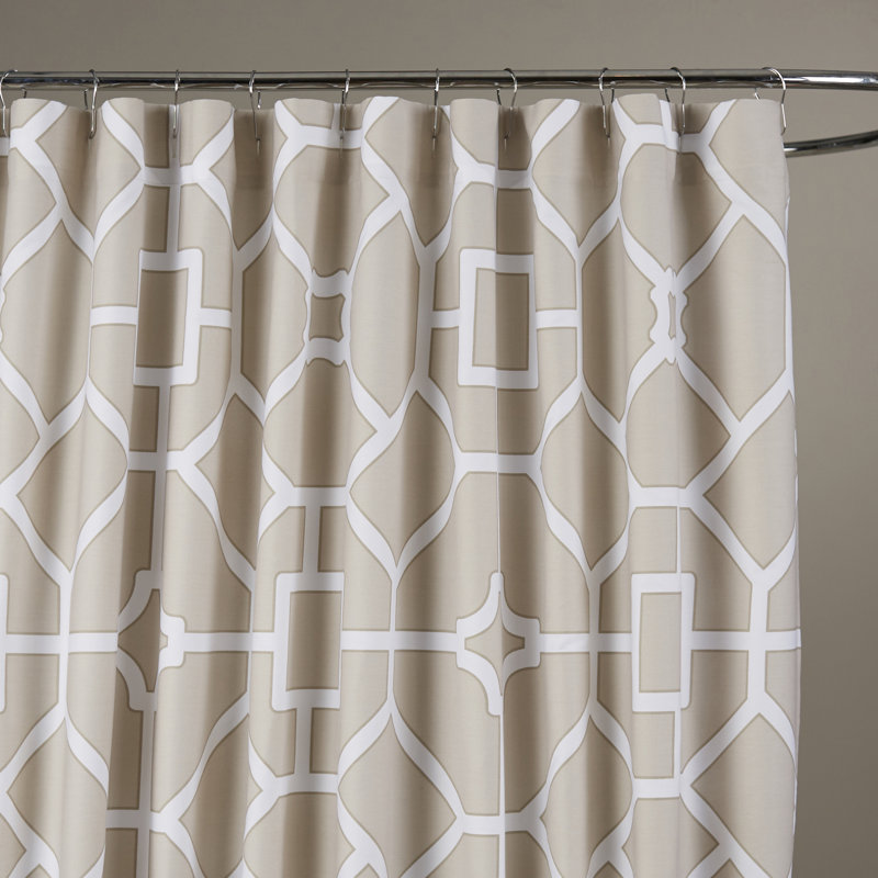 Rideau de douche simple Nev, Bouleau