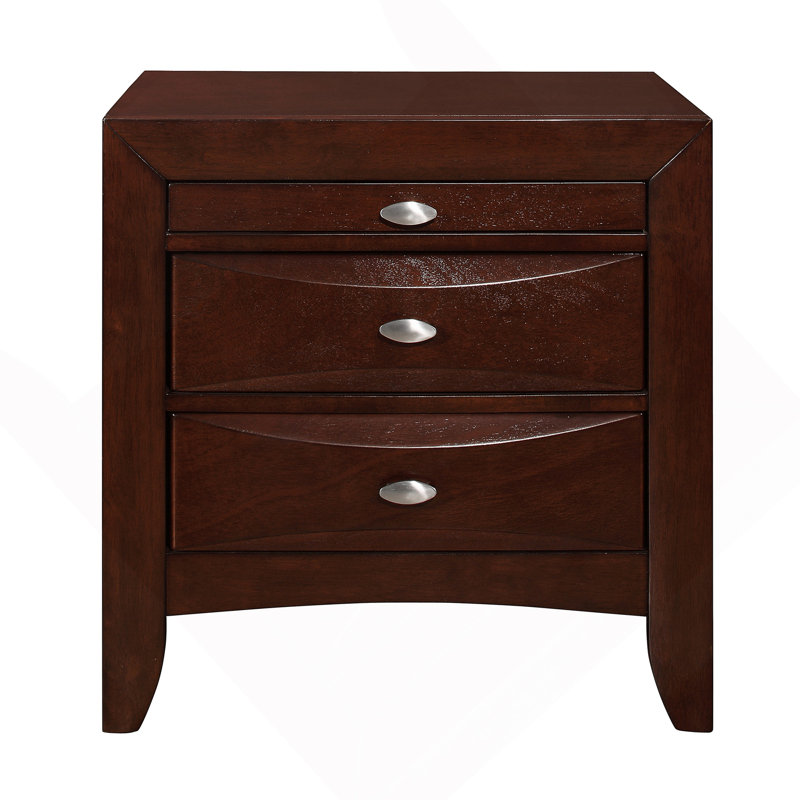 Table de chevet LUCILLE MERLOT