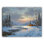 Art mural sur toile Peaceful Winter Cabin Path