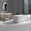 Navi 59'' L Freestanding Soaking Bathtub-989407940