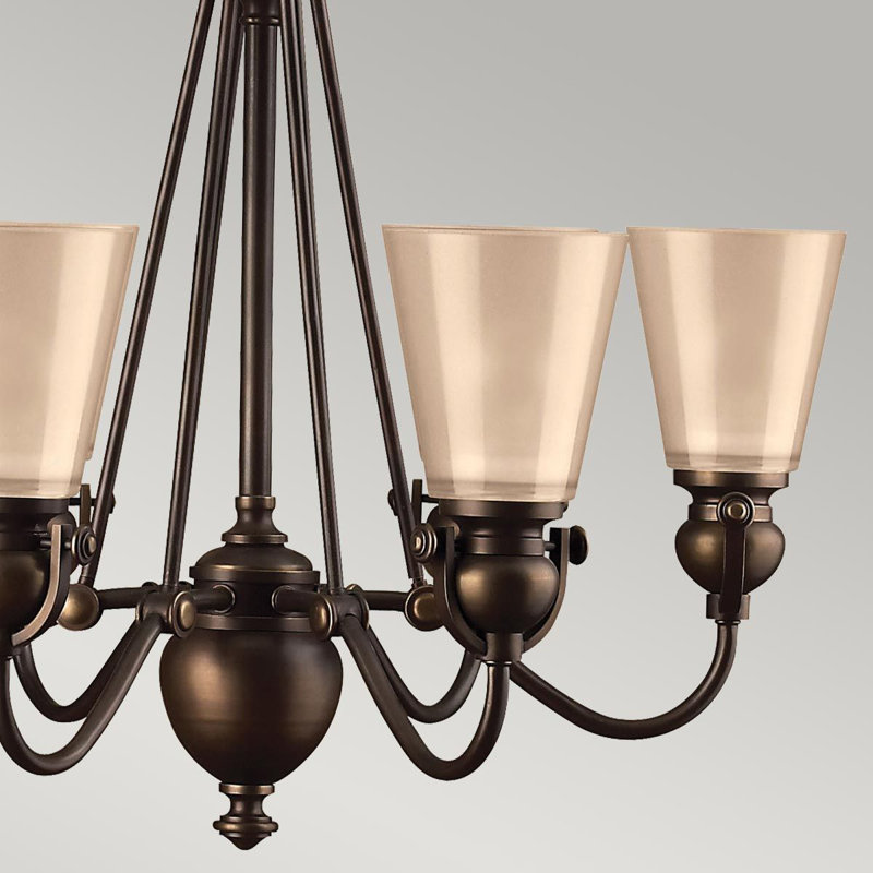 Vancamp 6 - Light Shaded Chandelier
