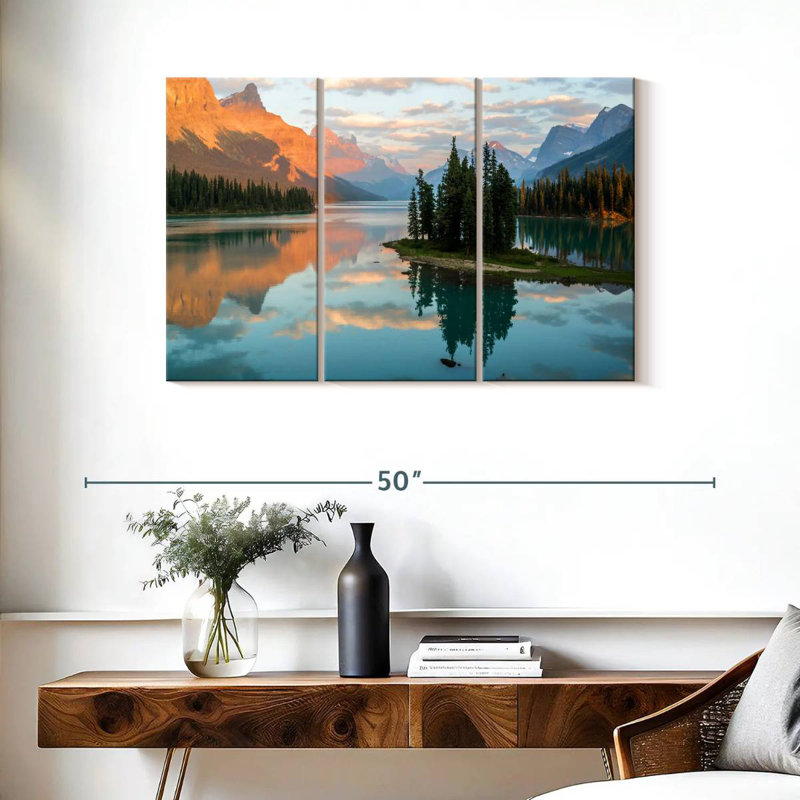 Alvord Maligne Lake Spirit Island, H 24 po x l 38 po