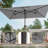 11x7Ft Double-Sided Patio Umbrella with Large Canopy-437294034