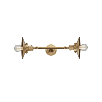 Éclairage pour meuble-lavabo 2 lumières rétro Elva