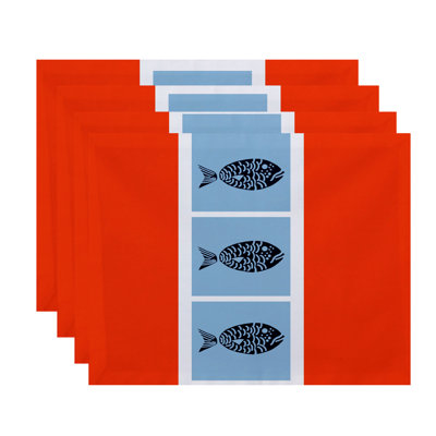 Bartow Polyester Nautical Rectangle Placemat
