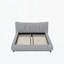 Lit plateforme tapissier avec coussin amovible-114224543