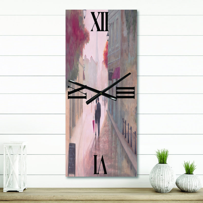 Horloge murale Paris Romance Couples II - Traditional, Petit