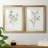 Single Sprig I - Matted and Framed Under Acrylic Glass, Set of 2, Large Living Room Wall Art-1659764528-1659764530