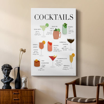 Tableau de cocktail - galerie Cavas sur mesure