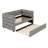 Prakesh Upholstered Daybed with Trundle