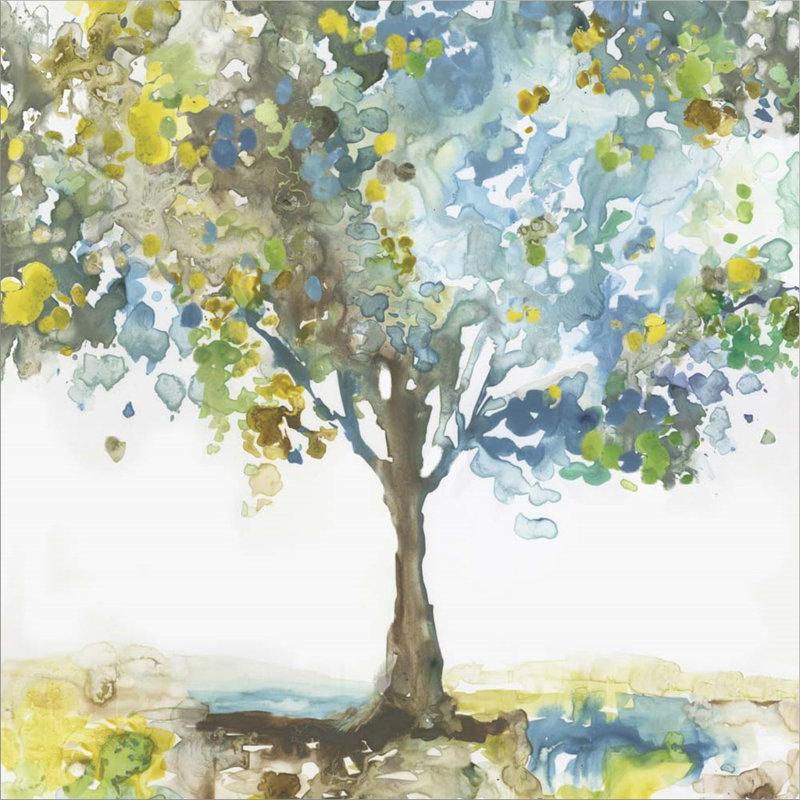 «Majestic Blue» par Allison Pearce - impression sur toile tendue, H 24 po x l 24 po x P 1,5 po