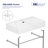 Turner 30" W x 16" D x 35" H Ceramic Rectangular Console Bathroom Sink with Overflow-102412040
