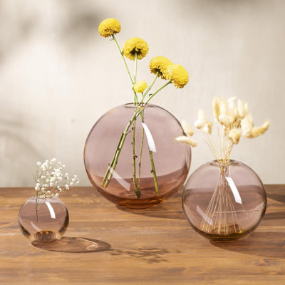 Mars Handmade Lead Free Crystal Table Vase