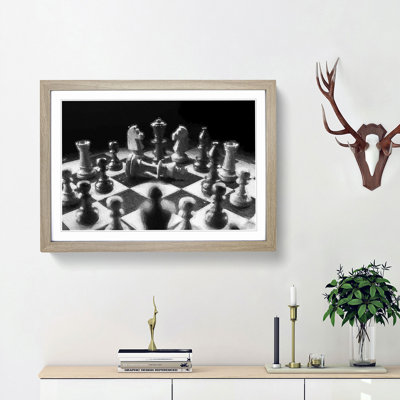 Chess Checkmate - Picture Frame Painting Print