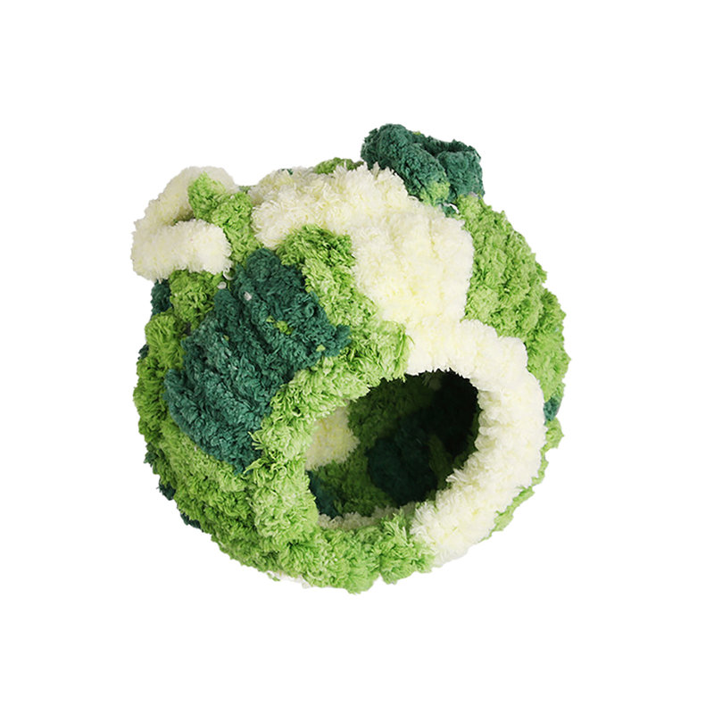 Petit refuge pour animaux de compagnie en flanelle de 3,5 pouces de diamètre, C