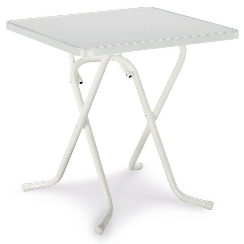 Madrid Folding Table Square 67X67 Cm, White