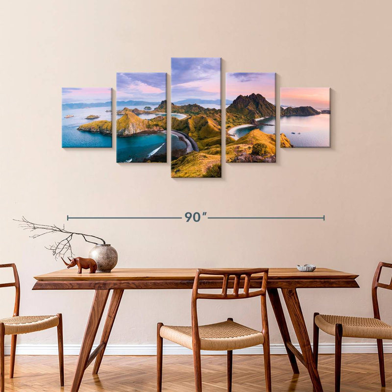 Komodo Island Azaline, 42" H x 92" W