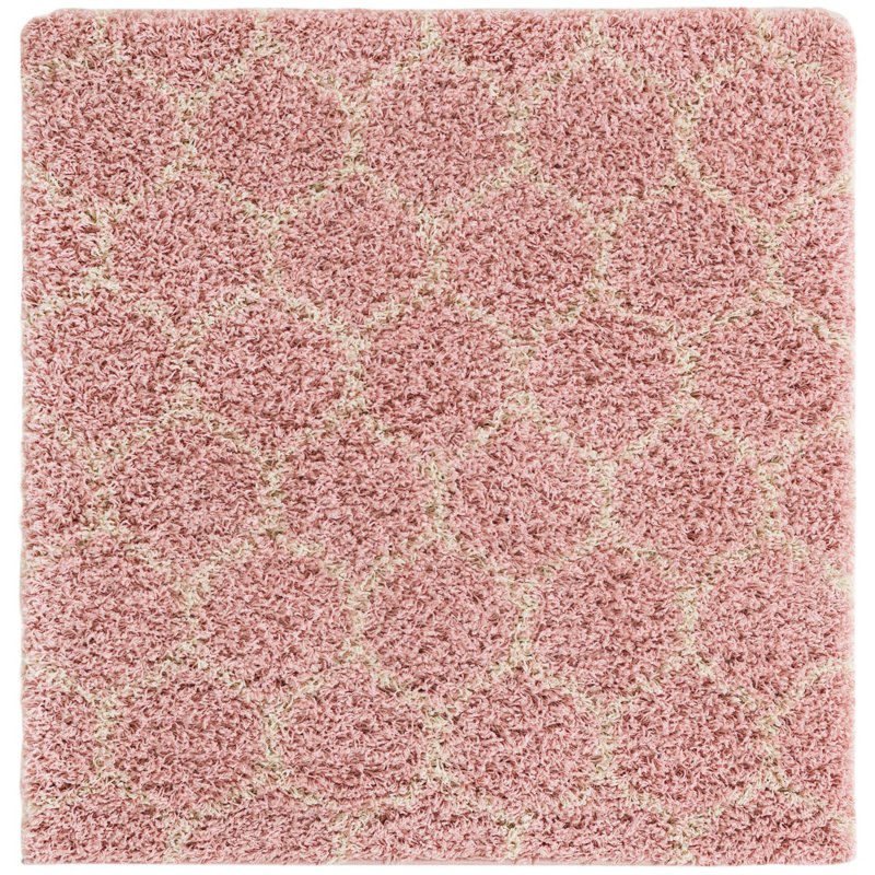 Geometric Indoor Rug, Square 4'