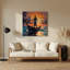 Art mural gris avec villes, Maldives-341386631