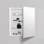 R3 Series Recessed or Surface Mount Frameless Medicine Cabinet with 3 Adjustable Shelves