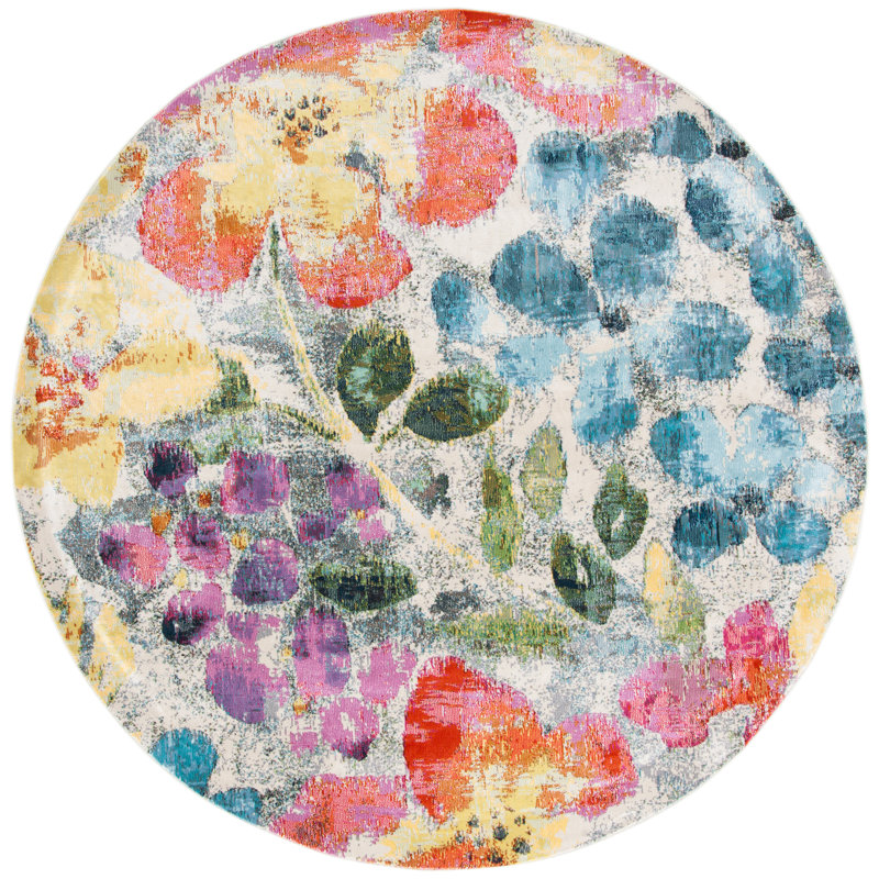 Tapis floral Maeser 300 Performance, Rond 3 pi