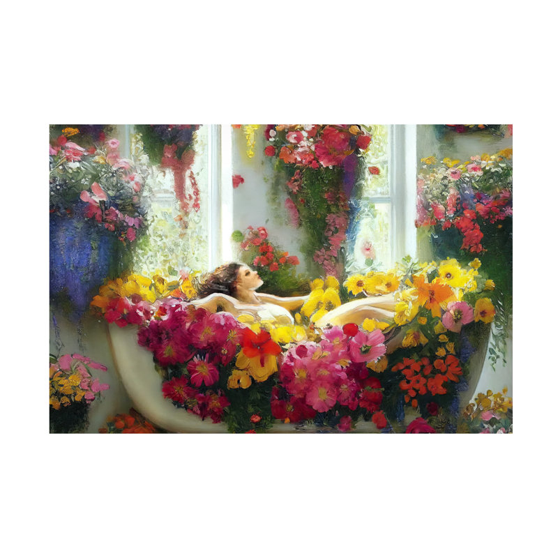 Art sur toile Sasha Bath, H 12 po x l 19 po