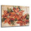 «Poinsettia Trio» par Cheri Blum, art mural en verre acrylique-1156324991