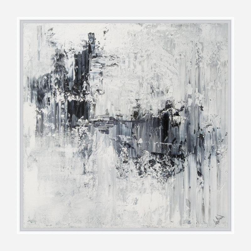 Dusk I by John Beard - Artist Enhanced Canvas Print, White , 42" H x 42" W x 2" D