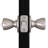 Tulip Satin Nickel Keyed Entry Door Knob-7224866-7224867