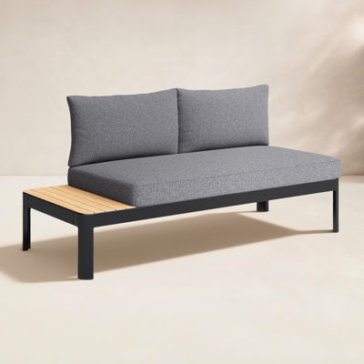 Brix 68" Teak Patio Loveseat
