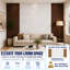 Panneau mural Falkirk Irvine III 4 pi x 9 pi UV Marble White Grey (paquet de 5)-128543135