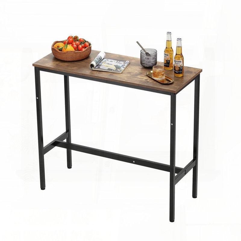 Table bistro à hauteur de bar - 39 po x 16 po x 35,5 po