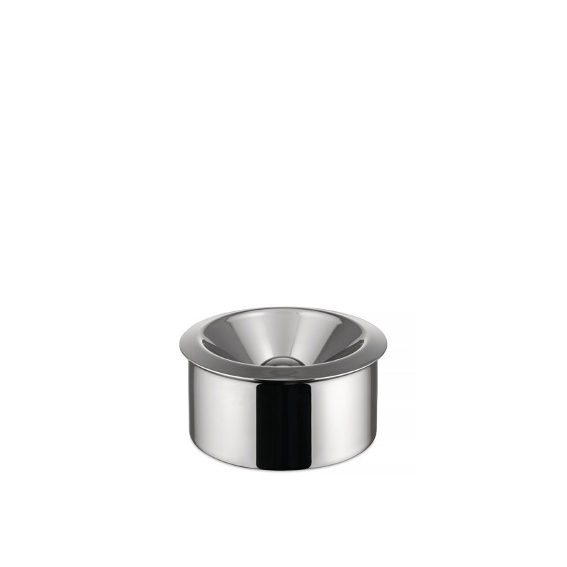 Alessi Bauhaus Ashtray, Stainless Steel
