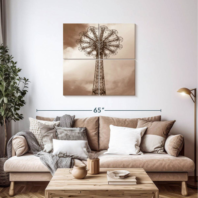 Kerner Parachute Jump, 38" H x 38" W