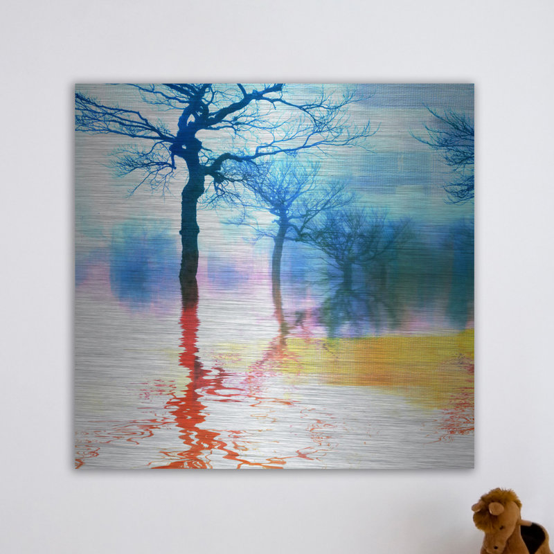 «Colorful Reflections» par Parvez Taj, reproduction de photo sur métal sans cadre, H 24 po x l 24 po