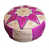 Biege/Magenta Genuine Leather